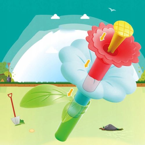 KLOCKI KONSTRUKCYJNE KWIATY 272 ELEMENTY KREATYWNY ZESTAW W PUDEŁKU PREZENT na Arena.pl