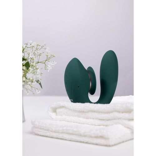 twitch 3   rechargeable vibrator & suction   silicone   10 speed   forest na Arena.pl