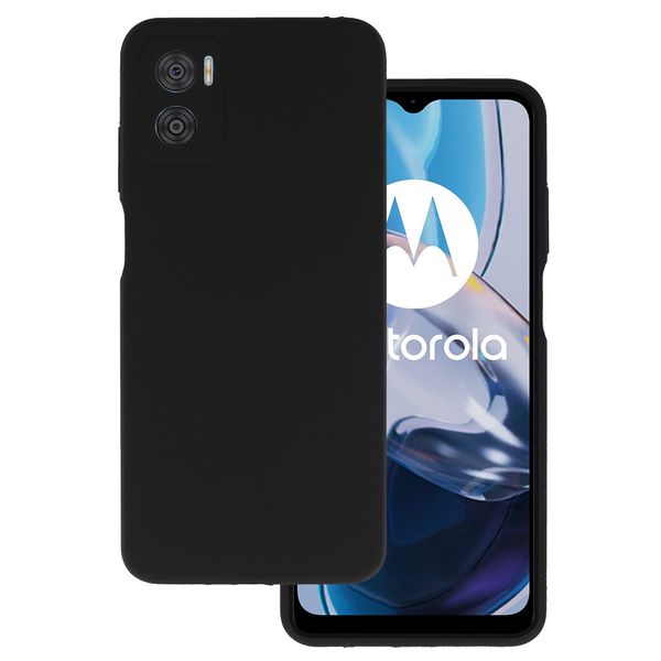 Silicone Lite Case do Motorola Moto E22/E22i czarny zdjęcie 1