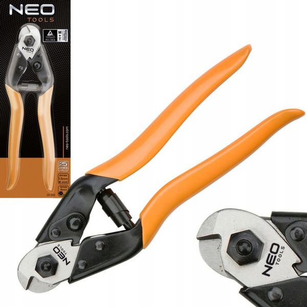 NEO OBCINAK NOŻYCE DO DRUTU I LINEK STALOWYCH 1,5 - 4 190MM 01-512 zdjęcie 11