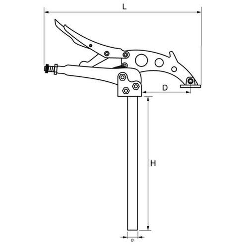 Zacisk z przekładnią Grip-on 24,7 cm na Arena.pl