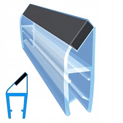 2M USZCZELKA DOMYKAJĄCA MAGNETYCZNA Z MAGNESEM DO KABINY PRYSZNICOWEJ 4-6MM na Arena.pl