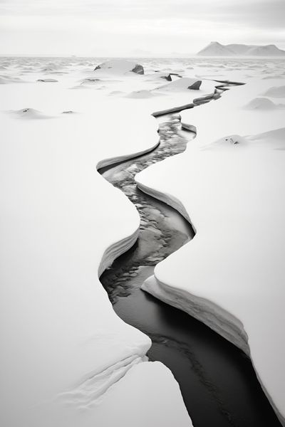 Plakat 40x60cm Szczeliny Mrozu zdjęcie 1