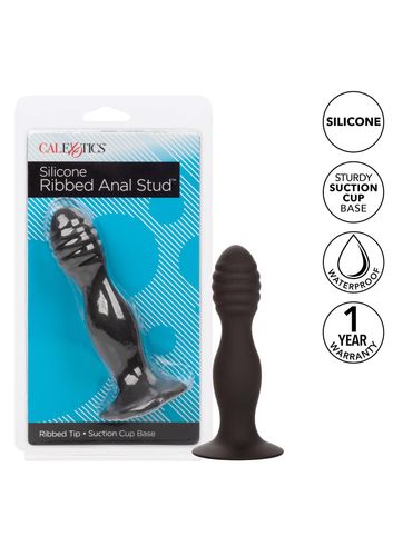 Ribbed Anal Stud Black na Arena.pl
