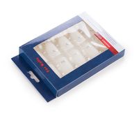 Cosmetics Zone Klipsy do usuwania lakierów hybrydowych 10 sztuk (białe)