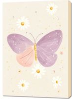 Obraz 70x100cm Wzory dla Dzieci, Dziewczynki Do Pokoju - Motylek