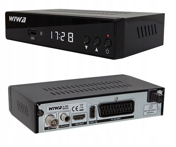 DEKODER TUNER TV NAZIEMNEJ DVB-T2 H.265 HEVC Z USB HD PILOT WIFI SCART zdjęcie 16