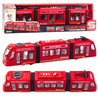 Metro Miejskie Tramwaj Otwierane Drzwi Światła Dźwięki Czerwone 1:16