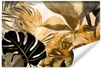 Fototapeta Do Sypialni ROŚLINY Tropikalne Liście Retro 360cm x 240cm