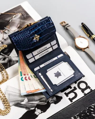 mały portfel damski na bigiel i zatrzask - milano design na Arena.pl