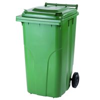 pojemnik kubeł na odpady i śmieci atesty europlast austria - zielony 240l