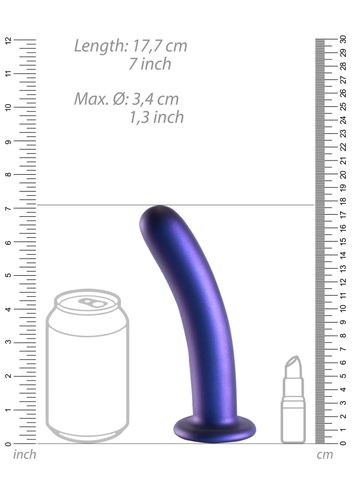 Smooth Silicone G-Spot Dildo - 7'' / 17 Cm na Arena.pl