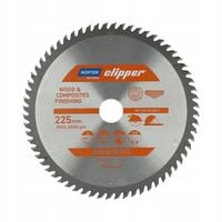 NORTON PIŁA TARCZOWA 225mm x 30mm x 64z DREWNO I KOMPOZYTY ATB 2,6 / 1,6