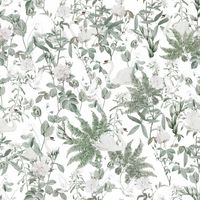 Tapeta Łabędzie i Gołębie W46 270 cm płótno