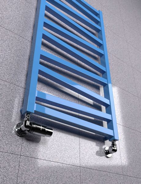 Grzejnik dekoracyjny ZYGZAK 970x500 NIEBIESKI zdjęcie 6