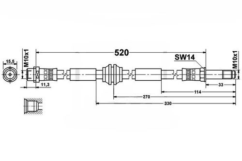 VW T5 - Zestaw Przewodów Hamulcowych Teflonowych W Oplocie Stalowym na Arena.pl