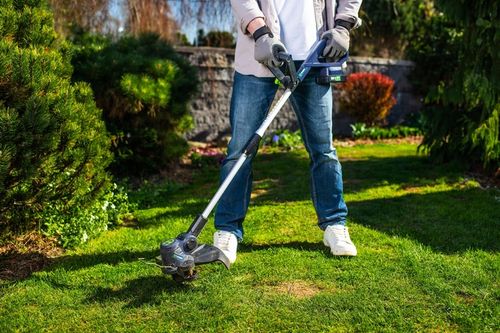 PODKASZARKA AKUMULATOROWA KOSA WYKASZARKA NA KOŁACH ŻYŁKI NOŻE AKU 2AH na Arena.pl