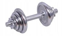Chromowana Hantla z Talerzami Regulowana 10 kg SPARTAN