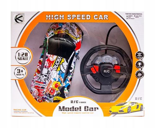 Samochód zdalnie sterowany graffiti, światło R/C na Arena.pl