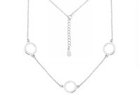 RODOWANY NASZYJNIK GWIAZD TRZY KÓŁKA OKRĘGI RING