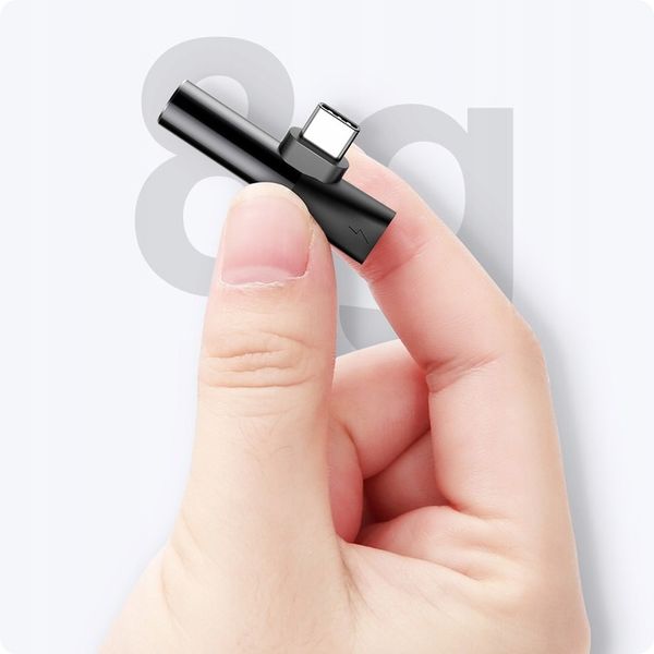 BASEUS ADAPTER PRZEJŚCIÓWKA AUDIO USB-C 1A TYP-C - MINI JACK 3.5MM AUX zdjęcie 8