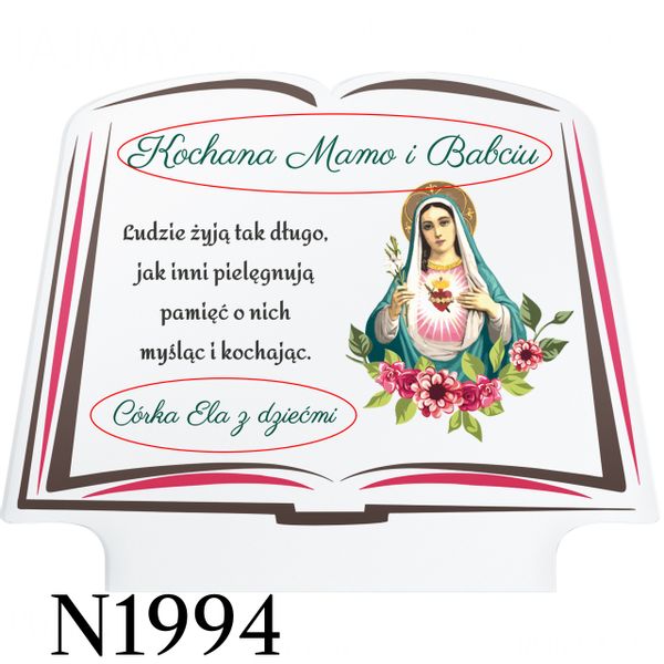 PODSTAWKA POD ZNICZE STATUETKA NA NAGROBEK XXL zdjęcie 4