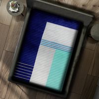 Gruby Koc Akrylowy 160X210 Geometryczny 23579