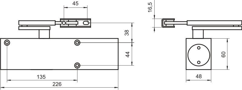 SAMOZAMYKACZ STS-2000 SREBRNY - MP GEZ 2000S zdjęcie 2