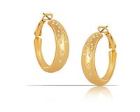 kolczyki z kryształkami preciosa z kolekcji classic (p2042au)