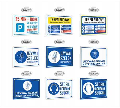 Tabliczka znak informacyjny nadruk UV 40x30 PARKING tylko dla klientów na Arena.pl