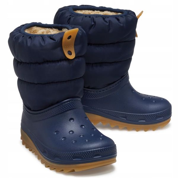 Dziecięce Ocieplane Buty Zimowe Śniegowce Crocs Classic Neo Puff Boot 19-20 zdjęcie 2