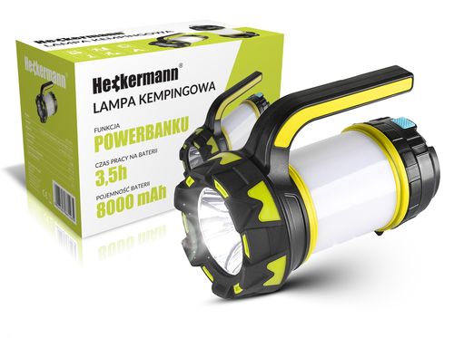 LATARKA AKUMULATOROWA SZPERACZ LED POWERBANK USB na Arena.pl