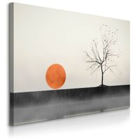 Obraz Ścienny Do Sypialni Zachód Słońca Abstrakcja Natura 90cm x 60cm