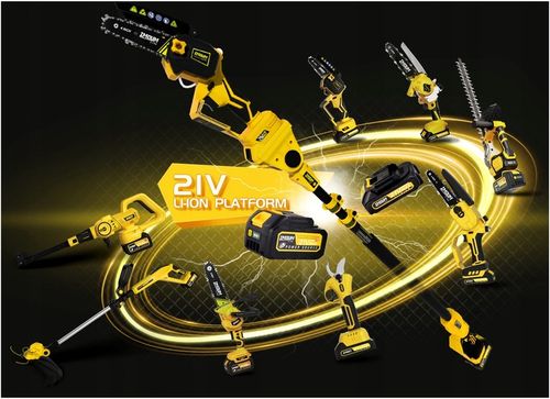 MINI PIŁA ŁAŃCUCHOWA AKUMULATOROWA PILARKA 8" DWA AKUMULATORY ZESTAW na Arena.pl