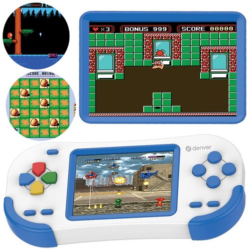 Gamepad z kolorowym ekranem LCD 2,8” DENVER GMP-295 200 gier 320 x 240 na Arena.pl