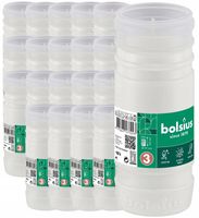Wkłady parafinowe do zniczy Bolsius RP3 całoroczne białe 68 godzin
