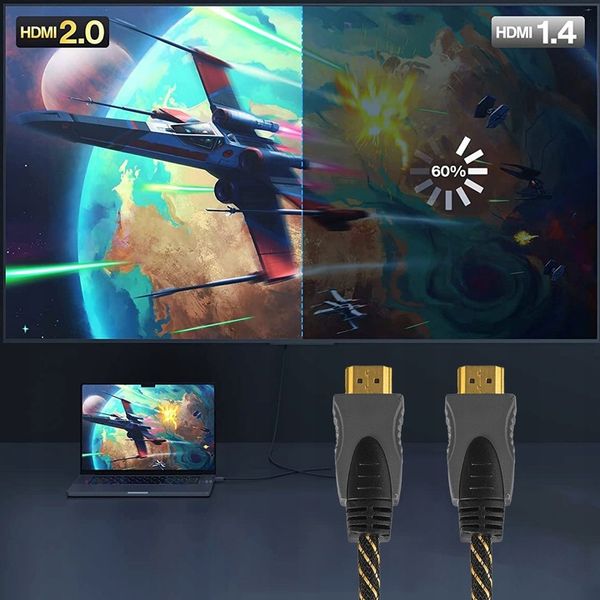 KABEL HDMI 2.0 PRZEWÓD HIGH SPEED 48bit TV MONITOR PC 3D 4K FHD FILTR 10m zdjęcie 11