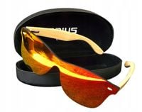 Okulary Polaryzacyjne Lustrzanki Drewniane Nerdy