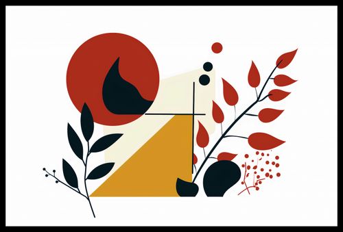 Plakat 60x40cm Ogień i Flora na Arena.pl