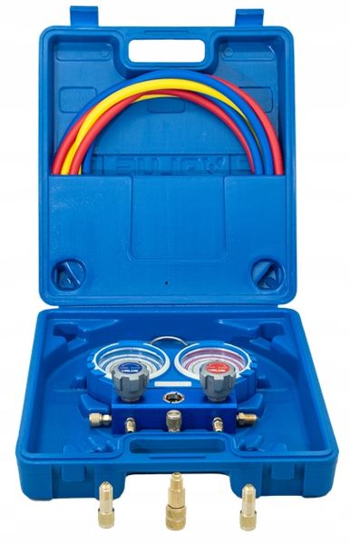 ZESTAW MANOMETRÓW DO KLIMATYZACJI Value R-32/R-410A/R-407C/R-134A + WALIZKA zdjęcie 6