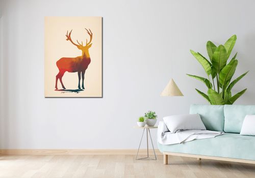 Obraz 70x100cm Światło Leśnego Monarchy na Arena.pl