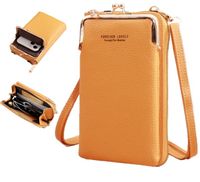 MINI TOREBKA PORTFEL KOPERTÓWKA NA TELEFON MUSZTARDOWA