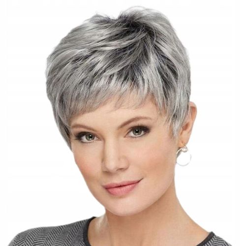 Peruka Damska Peruki Krótka Syntetyczne Włosy + Free Cap na Arena.pl