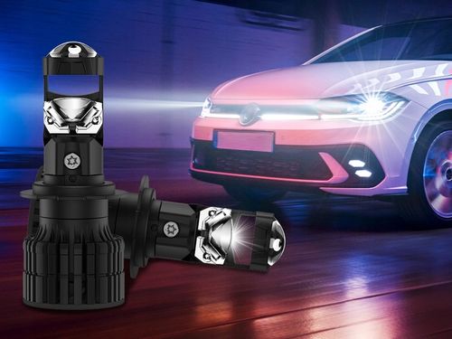 ŻARÓWKI LED H7 FATEEYE PROJECTOR 100% IDEALNE ODCIĘCIE SOCZEWKA FISHEYE na Arena.pl