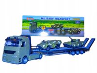 TIR ciężarówka SCANIA metal CZOŁG wojsko LAWETA