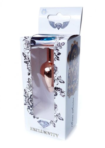 plug jewellery red gold plug  light blue na Arena.pl