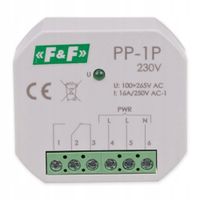 F&F Przekaźnik elektromagnetyczny 1P 16A p/t