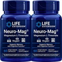 Life Extension Neuro-Mag Magnez L-Treonian, Zdrowie Pamięci, 120 kapsułek