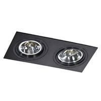 Kuchenna lampa podtynkowa Siro AZ2806 metalowa czarna