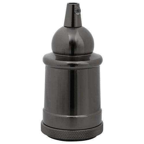 Oprawki do lamp 2 szt. Błyszczące czarne E27 na Arena.pl